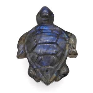 Labradorite Tortoise Charms Pendant, approx 35-48mm [GM22655]