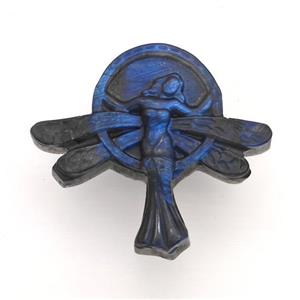 Labradorite Fairy Pendant, approx 43-53mm [GM22669]