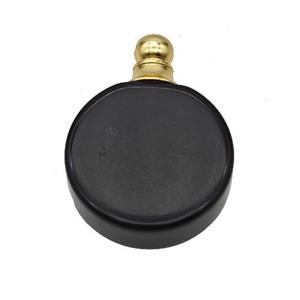 Natural Black Obsidian Perfume Bottle Pendant, approx 20mm [GM23697]