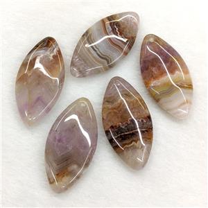 Natural Aurora Amethyst Agate Oval Pendant, approx 20-40mm [GM24508]