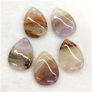 Natural Aurora Amethyst Agate Teardrop Pendant, approx 18-25mm [GM24517]