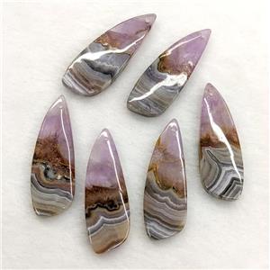 Natural Aurora Amethyst Agate Teardrop Pendant, approx 13-38mm [GM24520]