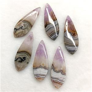 Natural Aurora Amethyst Agate Teardrop Pendant, approx 13-38mm [GM24521]