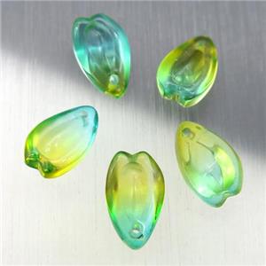 crystal glass teardrop beads, approx 8-13mm [GS1731]