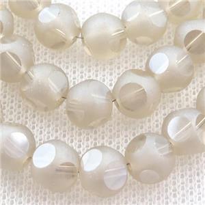 round Crystal Glass Beads, approx 8mm, 72pcs per st [GS1974]