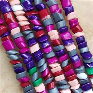 Mixed Color Lampwork Glass Chips Beads, approx 4mm [GS2352]
