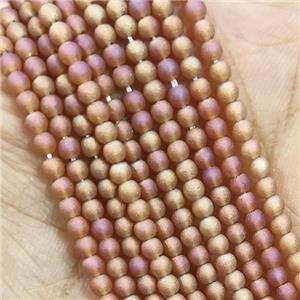 Champagne Glass Seed Beads Round Matte, approx 2.7mm [GS2373]