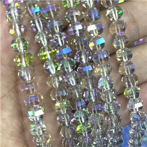 Crystal Glass Beads Cut Round, approx 8mm dia, 48pcs per st [GS2497]