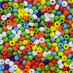 Glass Seed Beads Mixed Color Pony Rondelle A-Grade, approx 2mm, 3500pcs [GS2745]
