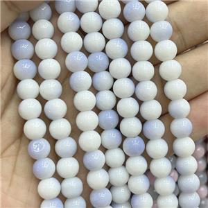 Ceramic Glass Beads Smooth Round, approx 8mm dia [GS2752]