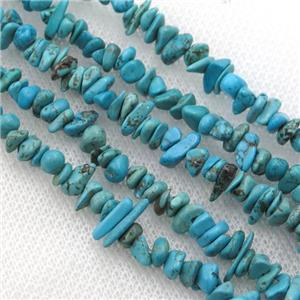 Magnesite Turquoise beads chip, approx 4-6mm [GT10470]