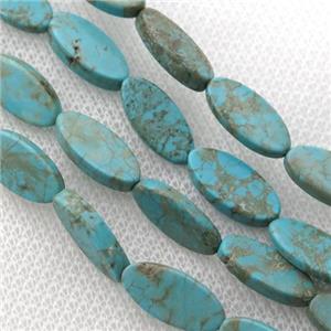 Magnesite Turquoise oval beads, approx 7-14mm [GT10478]