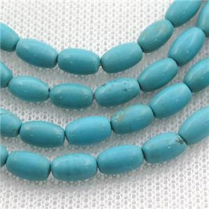 blue Magnesite Turquoise rice beads, approx 4.5-8mm [GT10520]