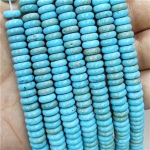 Blue Magnesite Turquoise Heishi Beads, approx 3-8mm [GT10748]
