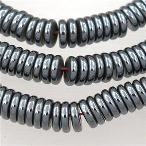 black Hematite heishi beads, approx 8mm [HB0799]