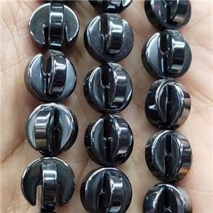 black Hematite beads, approx 10mm [HB0896]