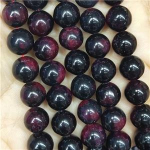 round Jade Beads, dye, approx 8mm dia [JD10128-8MM]