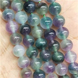 round Jade Beads, multicolor, dye, approx 8mm dia [JD10138-8MM]