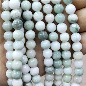Natural Honey Jade Beads Dye Smooth Round, approx 4mm dia [JD10253-4MM]