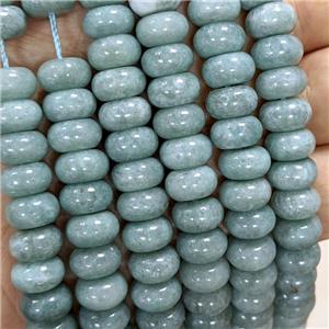 Sponge Jade Rondelle Beads Smooth Dye, approx 10mm [JD10324]