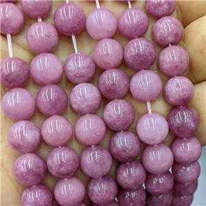 Sponge Jade Beads Dye Smooth Round, approx 14mm dia [JD10341-14MM]