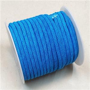 Nylon Cord Blue, approx 4mm, 25 meters per rolls [JP00015]