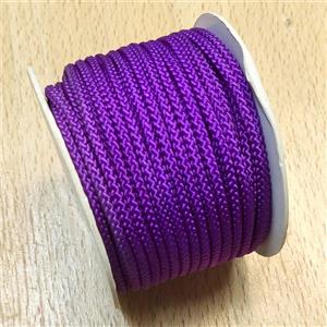 Nylon Cord Purple, approx 3mm, 16 meters per rolls [JP00026]