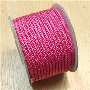 Pink Nylon Cord Wire, approx 3mm, 16 meters per rolls [JP00032]