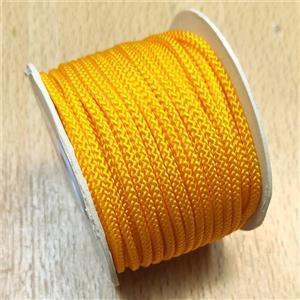Nylon Cord Wire Yellow, approx 3mm, 16 meters per rolls [JP00034]
