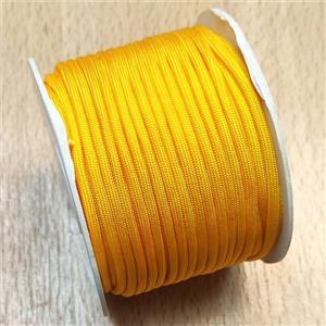 Nylon Thread Cord Yellow, approx 3mm, 16meters per rolls [JP00040]