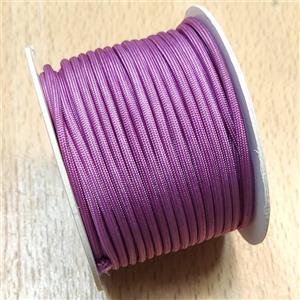 Nylon Cord Purple, approx 3mm, 16meters per rolls [JP00042]