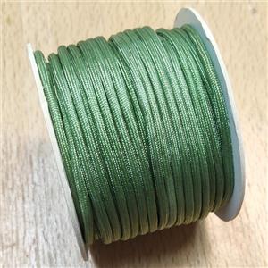 Nylon Cord Green, approx 3mm, 16meters per rolls [JP00046]