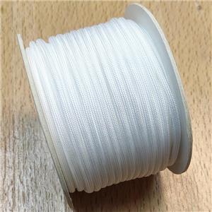 Nylon Thread Cord White, approx 3mm, 16meters per rolls [JP00050]