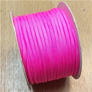Nylon Cord Hotpink, approx 3mm, 16meters per rolls [JP00057]