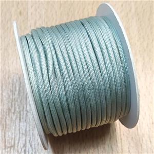 Nylon Cord Lt.Green, approx 3mm, 16meters per rolls [JP00058]