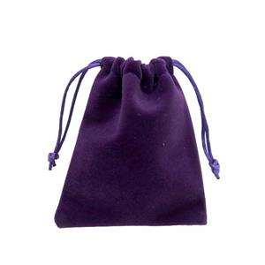 purple Velvet Jewelry Pouch, approx 7x9cm [JPB17-7X9CM]