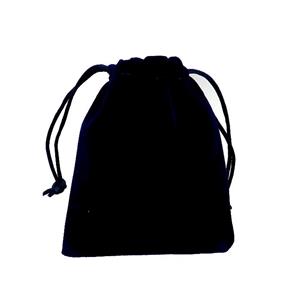 black Velvet Jewelry Pouch, approx 10x12cm, accept your logo [JPB21-10X12A]