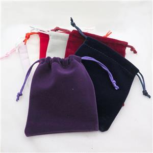 mixed Velvet Pouches, Jewelry bags, approx 10x12cm [JPB22-10X12CM]