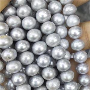 Natural Freshwater Pearl Beads, approx 10-11mm, 35cm length [PB10091]