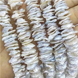 Baroque Style Natural Pearl Spacer Beads Freeform, approx 10-17mm [PB10141]