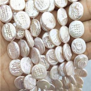 Natural Freshwater Pearl Oval Beads White, approx 14-16mm [PB10158]