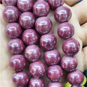 Red Porcelain Beads Smooth Round, approx 14mm, 27pcs per st [PP10532]