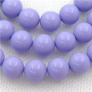 Synthetic Coral Beads, lavender, round, approx 8mm dia [PSRN89-8MM]