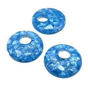 blue Shell GoGo pendant, approx 20mm [SHEPD42]