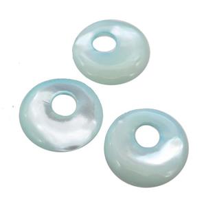 aqua Shell GoGo pendant, approx 20mm [SHEPD46]