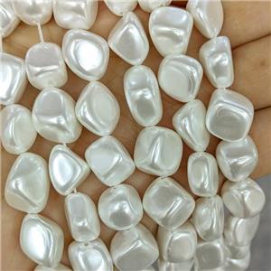 Pearlized Shell Beads Chips Freeform, approx 10-16mm [SHP10365]