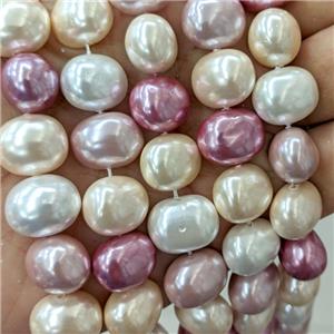 Pearlized Shell Potato Beads Mixed Color, approx 13-16mm [SHP10412]