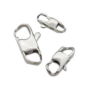 raw Stainless Steel Lobster Clasp, approx 12-22mm [SSB0614-L]