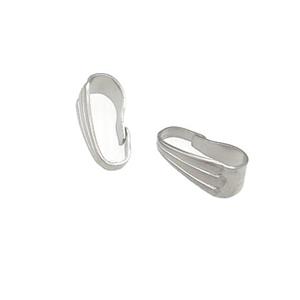 raw stainless steel bail, approx 4-9mm [SSB0624]
