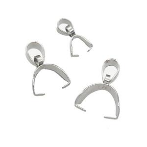 raw stainless steel bail, approx 9-16mm [SSB0629-M]